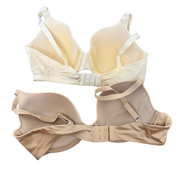 Maidenform & Warner’s Set of 2 Nude Cream Underwire Bras Size 38C - Picture 2 of 7